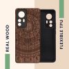 Калъф kwmobile за Xiaomi 12T/12T Pro, дърво, кафяв, 60150.04