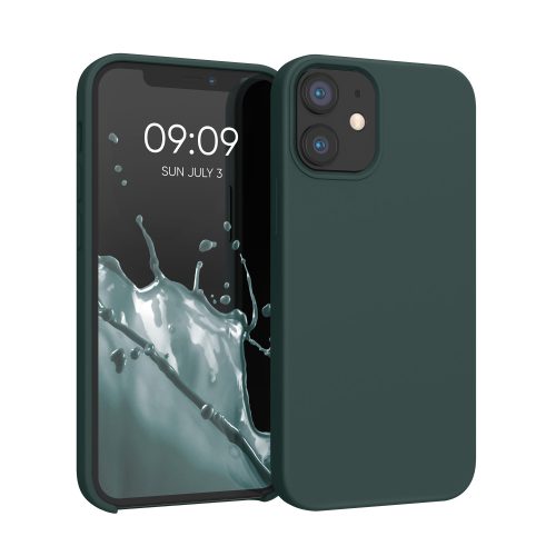 калъф kwmobile за Apple iPhone 12 Mini, силиконов, зелен, 52640.171