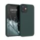 калъф kwmobile за Apple iPhone 12 Mini, силиконов, зелен, 52640.171