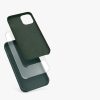 калъф kwmobile за Apple iPhone 12 Mini, силиконов, зелен, 52640.171