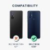калъф kwmobile за TCL 30 E/30 SE, силиконов, оранжев, 57707.150