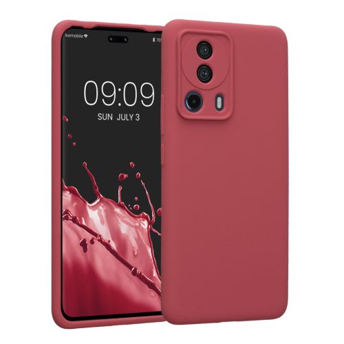 Kwmobile Кейс за Xiaomi 13 Lite 5G, Тъмно розов, Силиконов, 61166.167