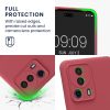 Kwmobile Кейс за Xiaomi 13 Lite 5G, Тъмно розов, Силиконов, 61166.167