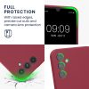 Kwmobile калъф за Samsung Galaxy A34 5G, червен, силиконов, 60807.209