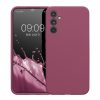 Kwmobile калъф за Samsung Galaxy A34 5G, цвят череша, силикон, 60807.235