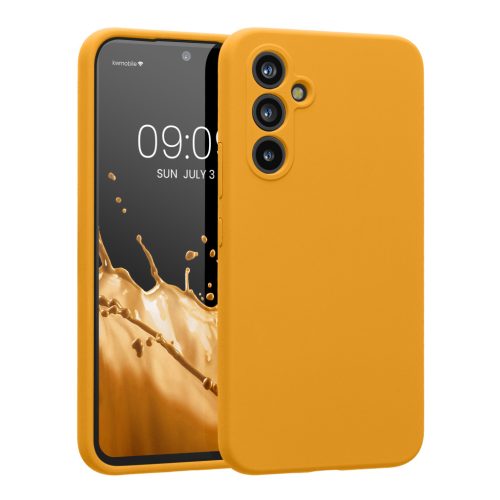 Kwmobile калъф за Samsung Galaxy A54 5G, оранжев, силиконов, 60795.191