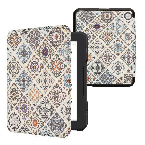 калъф kwmobile за Barnes & Noble NOOK Glowlight 4 /NOOK Glowlight 4e, Екологична кожа, Многоцветен, 59835.10