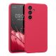 Kwmobile калъф за Samsung Galaxy A54 5G, червен, силиконов, 60795.238