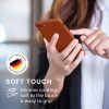Kwmobile калъф за Apple iPhone SE (2022)/iPhone SE (2020)/iPhone 8, кафяв, силиконов, 49979.249