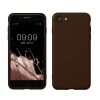 Kwmobile калъф за Apple iPhone SE (2022)/iPhone SE (2020)/iPhone 8, кафяв, силиконов, 49979.247