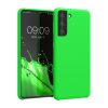 Kwmobile калъф за Samsung Galaxy S21, зелен, силиконов, 54056.44