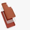 Калъф Kwmobile за Samsung Galaxy S21, кафяв, силикон, 54056.248
