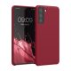 Калъф Kwmobile за Samsung Galaxy S21, черен, силикон, 54056.209