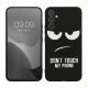 Kwmobile калъф за Samsung Galaxy A34 5G, черен/бял, силиконов, 61245.01