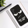 Kwmobile калъф за Samsung Galaxy A34 5G, черен/бял, силиконов, 61245.01