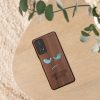 Калъф Kwmobile за Xiaomi Redmi Note 11 Pro 5G/Redmi Note 12 Pro, кафяв/черен, дърво/силикон, 57381.15