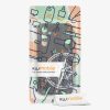 Kwmobile калъф за Samsung Galaxy A54 5G, черен/бял, силиконов, 61246.03