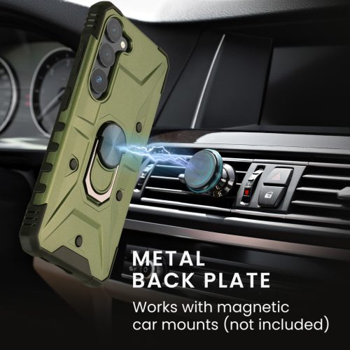 Kwmobile калъф за Samsung Galaxy S23, зелен, поликарбонат, 61249.17