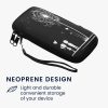Kwmobile Universal XXL Cover - 7", Неопрен, Черно/Бяло, 30226.5.06