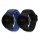 Комплект от 2 каишки kwmobile за Xiaomi Mi Watch Color Sport/Watch S1 Active, Nylon, Black/Blue, 59518.04