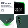 Kwmobile калъф за Samsung Galaxy A14 5G, зелен, силиконов, 60808.171