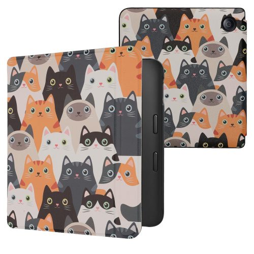 калъф kwmobile за Kobo Libra 2, Екологична кожа, Многоцветен, 56575.67