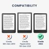калъф kwmobile за Amazon Kindle (2022), Екологична кожа, Многоцветен, 59989.12