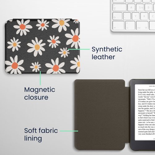 калъф kwmobile за Kobo Clara 2E, Екологична кожа, Многоцветен, 60056.26