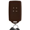 Калъф за автомобилен ключ Kwmobile за Renault/Dacia 4 бутона, Keyless Go, черен, силикон, 48035.247