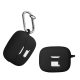 калъф kwmobile за JBL Tune 230 NC TWS/Tune T230NC, силиконов, черен, 57412.47
