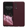 Калъф kwmobile за Vivo Y72 5G/Y52 5G, силиконов, тъмно кафяв, 59095.187