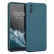 Kwmobile калъф за Huawei P20, син, силиконов, 61410.251