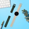 Комплект от 2 каишки Kwmobile за Garmin Venu 2S, сиво/зелено, силикон, 55152.03