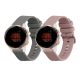 Комплект от 2 каишки Kwmobile за Garmin Venu 2S, розово/сиво, силикон, 55152.02