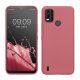 Kwmobile калъф за Nokia C21 Plus, тъмно розов, силиконов, 61460.167