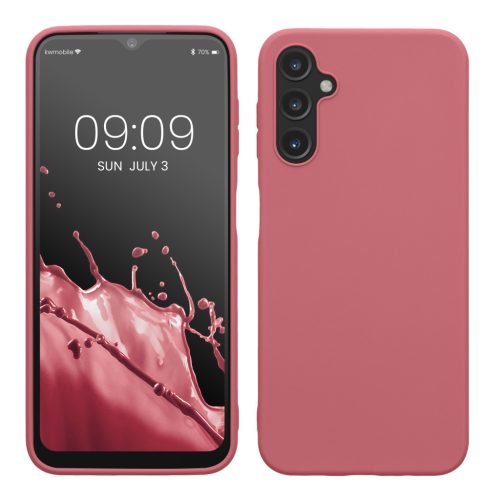 Kwmobile калъф за Samsung Galaxy A14 5G, тъмно розов, силиконов, 61462.167