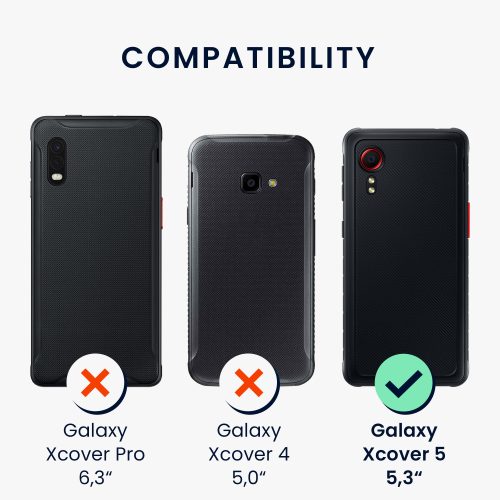 Калъф Kwmobile за Samsung Galaxy Xcover 5, лилав, силикон, 54536.108