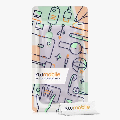 Калъф Kwmobile за Samsung Galaxy Xcover 5, лилав, силикон, 54536.108