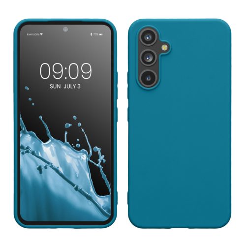 Kwmobile калъф за Samsung Galaxy A54 5G, син, силиконов, 60796.224