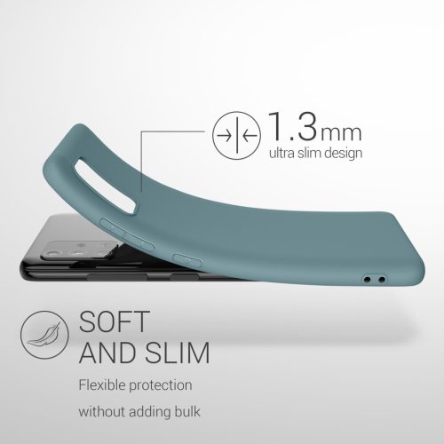 Kwmobile калъф за Samsung Galaxy A51, зелен, силиконов, 51196.206