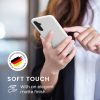 Kwmobile калъф за Samsung Galaxy A14 5G, бял, силиконов, 61462.48