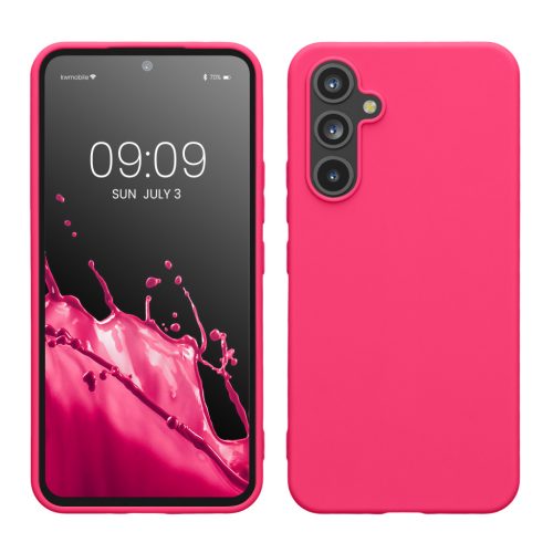 Kwmobile калъф за Samsung Galaxy A54 5G, розов, силиконов, 60796.77