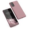 Калъф Kwmobile за Samsung Galaxy S20 FE, розов, силикон, 53604.52