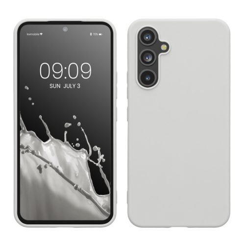 Kwmobile калъф за Samsung Galaxy A54 5G, бял, силиконов, 60796.48