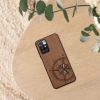 Калъф Kwmobile за Xiaomi Redmi 10, кафяв/черен, дърво/силикон, 56794.03