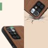 Калъф Kwmobile за Xiaomi Redmi 10, кафяв/черен, дърво/силикон, 56794.03