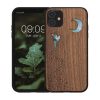 Калъф Kwmobile за Apple iPhone 11, многоцветен, дърво/силикон, 49799.18