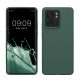 Kwmobile калъф за Motorola Edge 40, зелен, силиконов, 61511.166