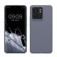 Kwmobile калъф за Motorola Edge 40, сив, силиконов, 61511.13