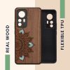 Калъф Kwmobile за Xiaomi 12T/12T Pro, многоцветен, дърво/силикон, 60150.09